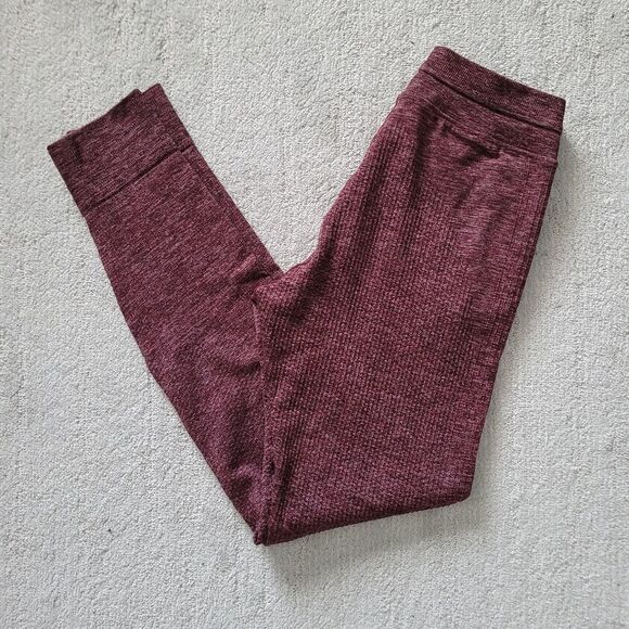 Lululemon Engineered Warmth Jogger Size 4 in Mulled Wine / Pink Taupe / Black - Picture 1 of 9